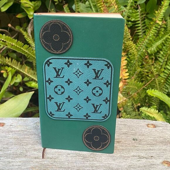 New Handmade Laser Engraved Teal Blue/Green Notebook/Daily Planner - Picture 8 of 8